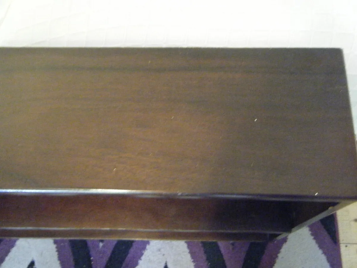 Solid mahogany bookcase - Image 4