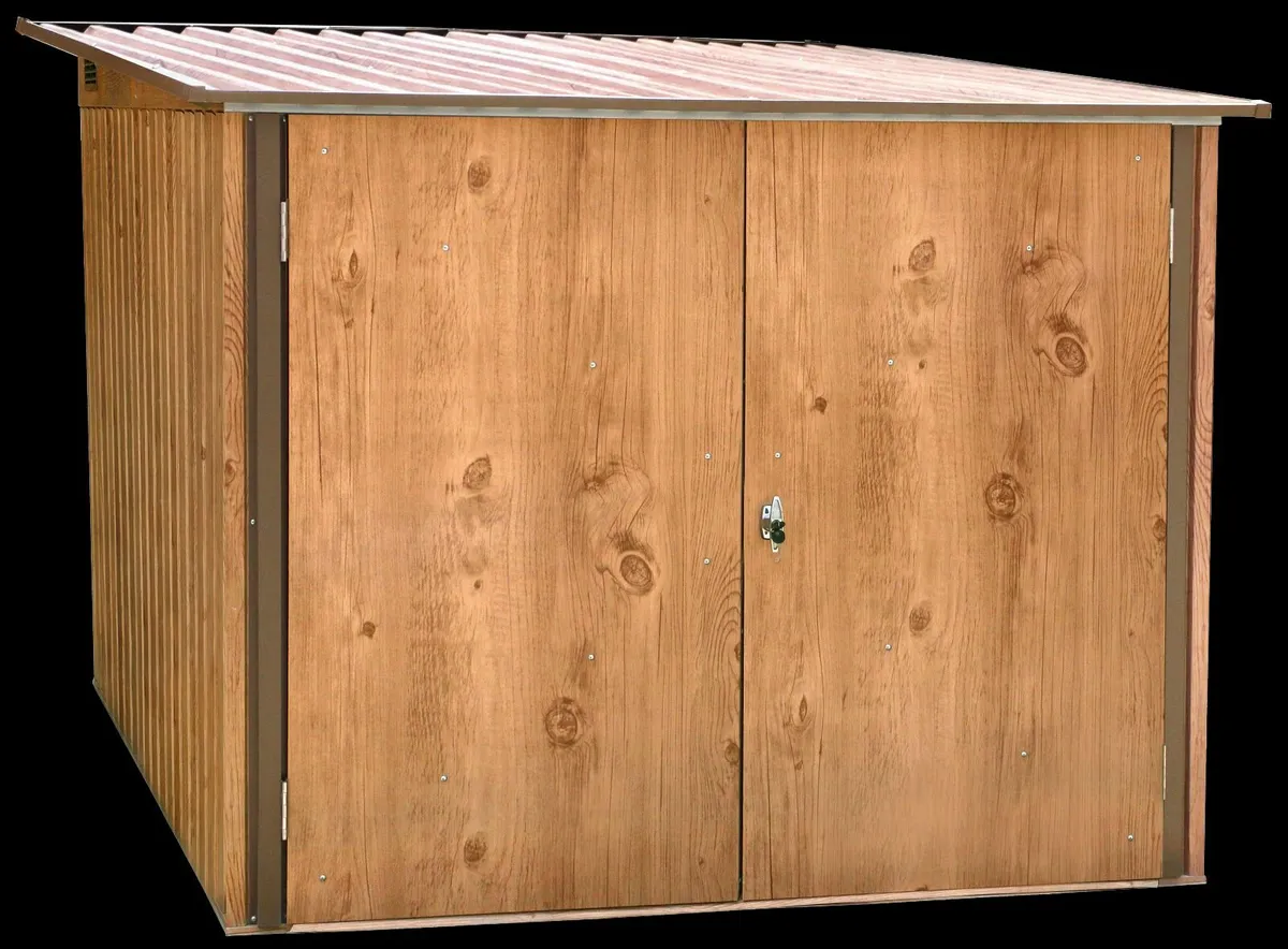 6x6 Steel Bicycle Stores with Ramps. Holds 4 Bikes - Image 4