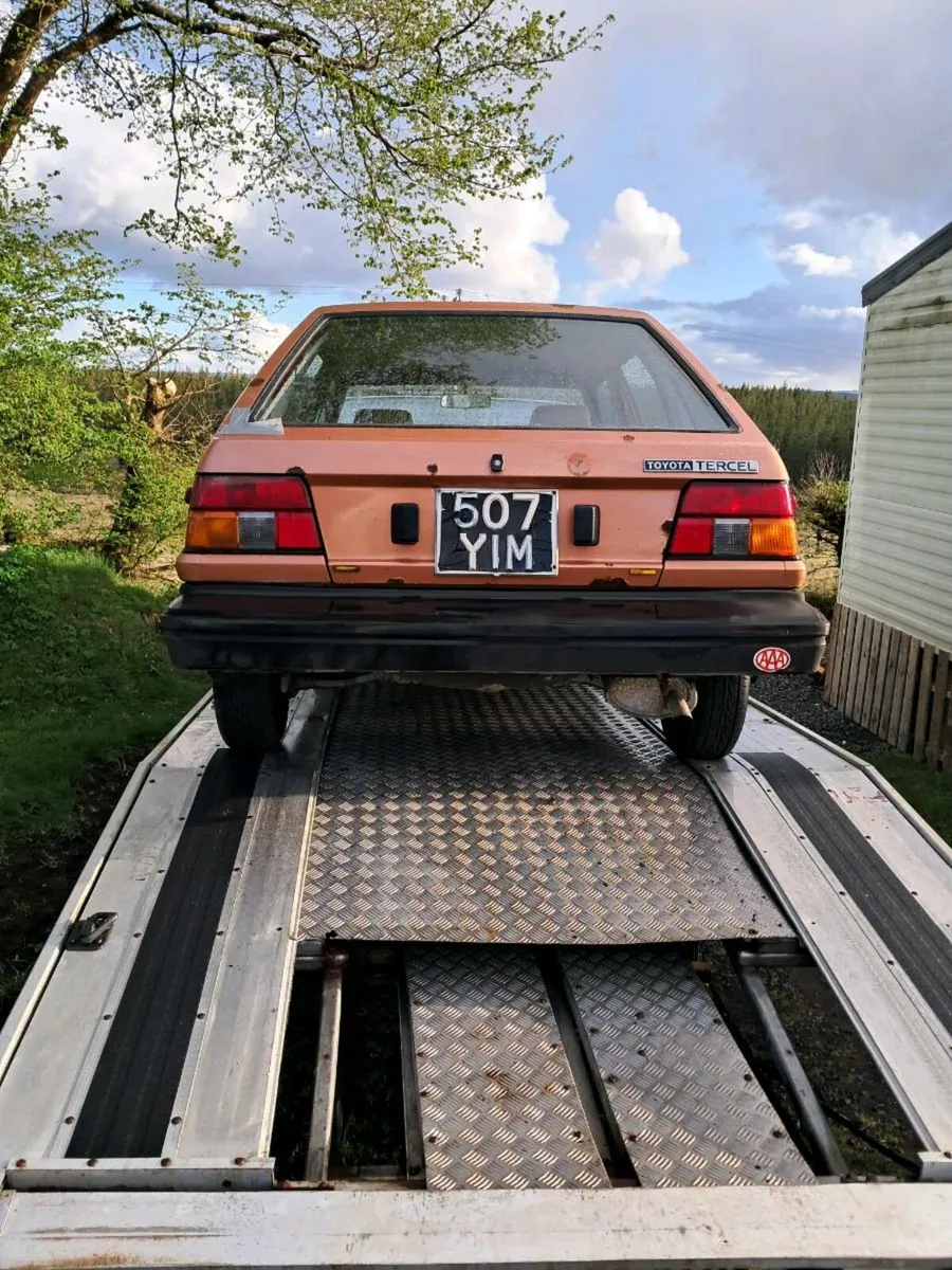 2 cars for sale. 1984 Toyota tersel. +2008 BMW 520 - Image 3