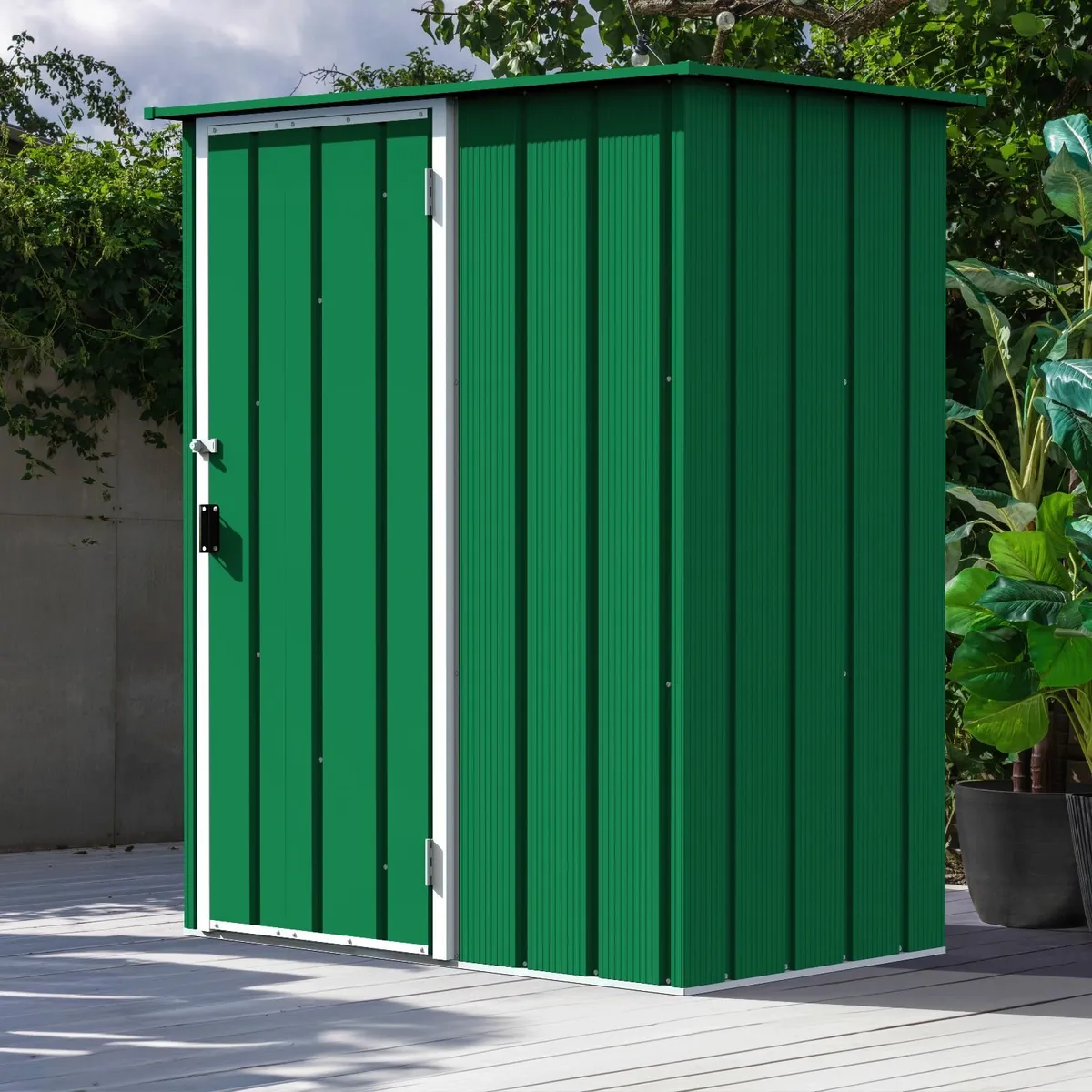 Easy-Store 5x3 Metal Garden Shed Green or Grey . - Image 4