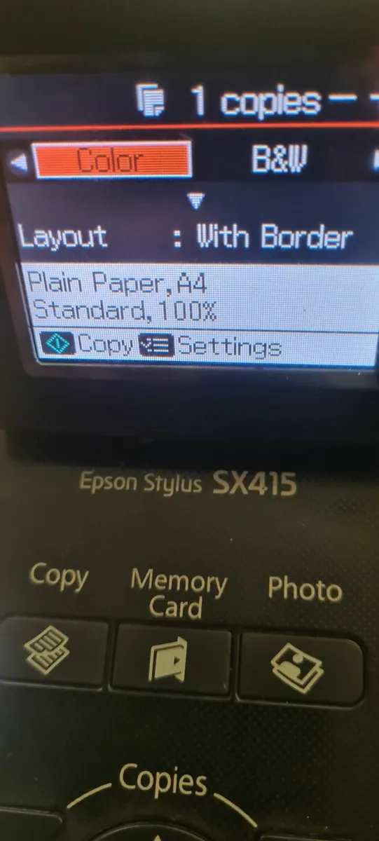 Scanner/copier/printer Epson SX415 - Image 3