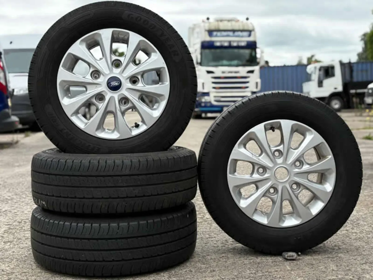 16" GENUINE FORD CUSTOM Wheels & GOODYEAR Tyres - Image 1
