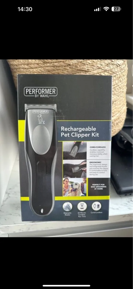 Rechargeable pet clipper