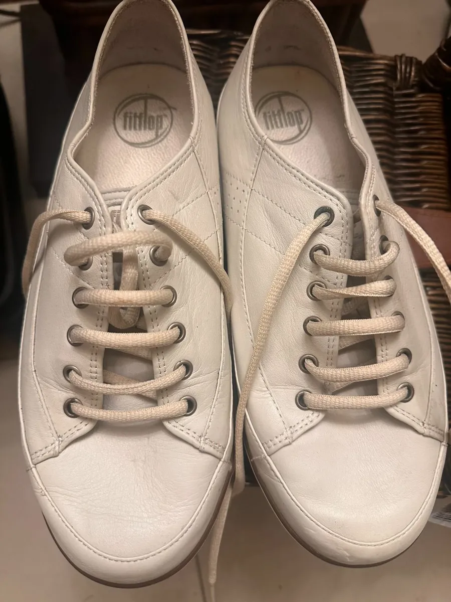 Fitflop casual leather sneakers - Image 4