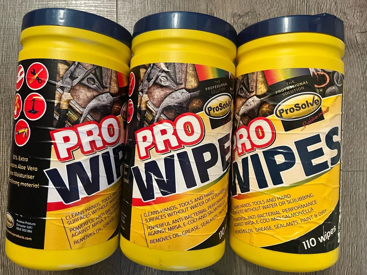 For sale three new packed wipes - Image 1