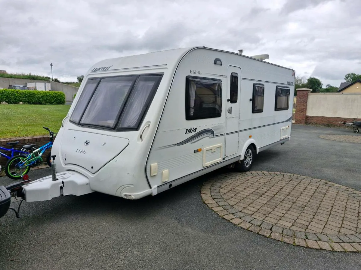 Elddis  librette  fixed bed caravan - Image 1
