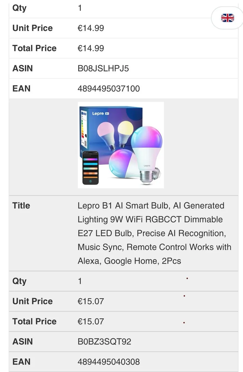 Lepro B1 Al Smart Bulb