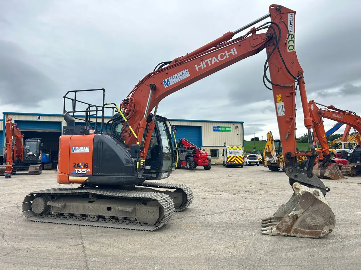 2019 Hitachi ZX135 4850Hrs - MULLANS - Image 3