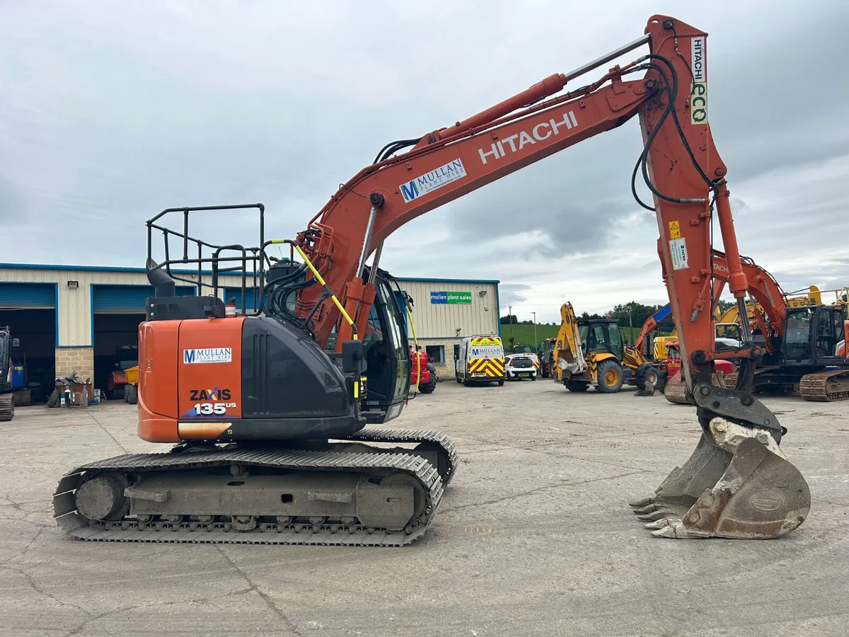 2019 Hitachi ZX135 4850Hrs - MULLANS - Image 2