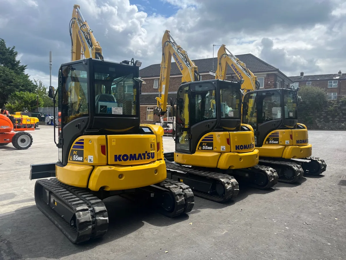 New Komatsu PC55MR-5 Mini Excavators - Image 3