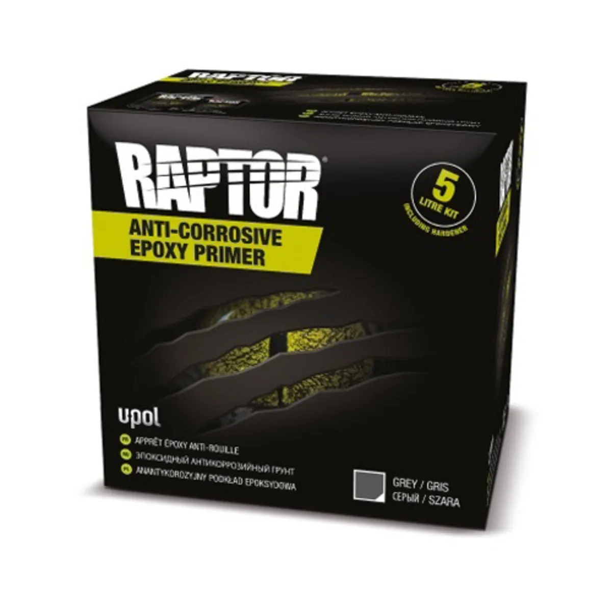 U-POL RAPTOR Anti Corrosive Epoxy Primer 5L - Image 2