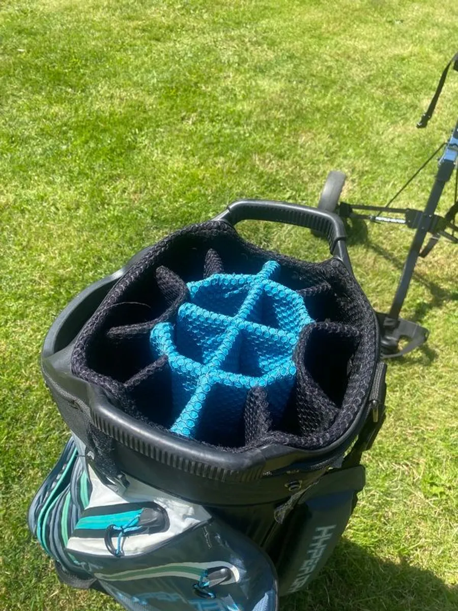 Golf bag and trolley - Image 3
