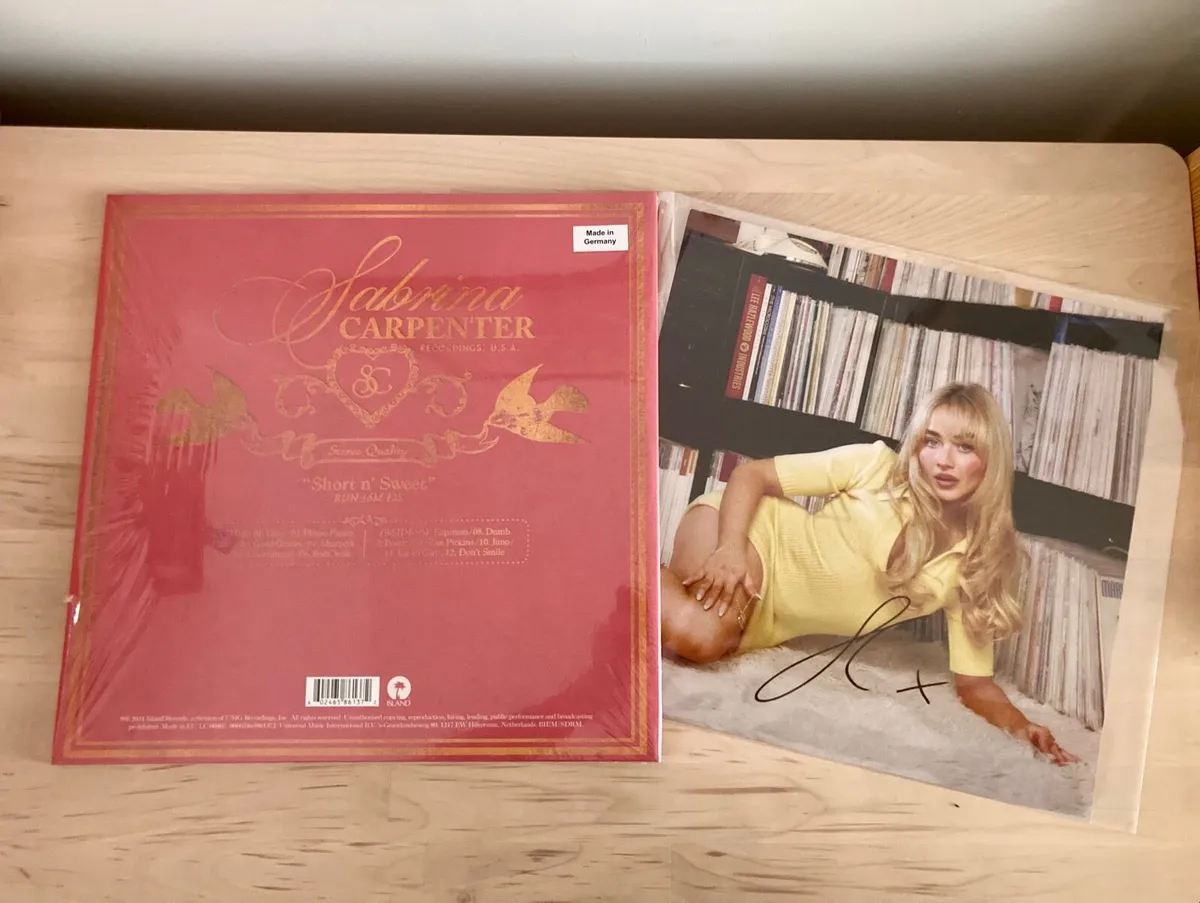 Sabrina Carpenter Alt Cover Ltd Ed Signed Vinyl - Image 2