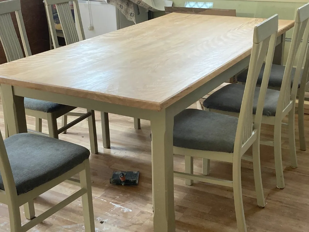 High Quality Solid Birch Bespoke Table for 8+ - Image 2