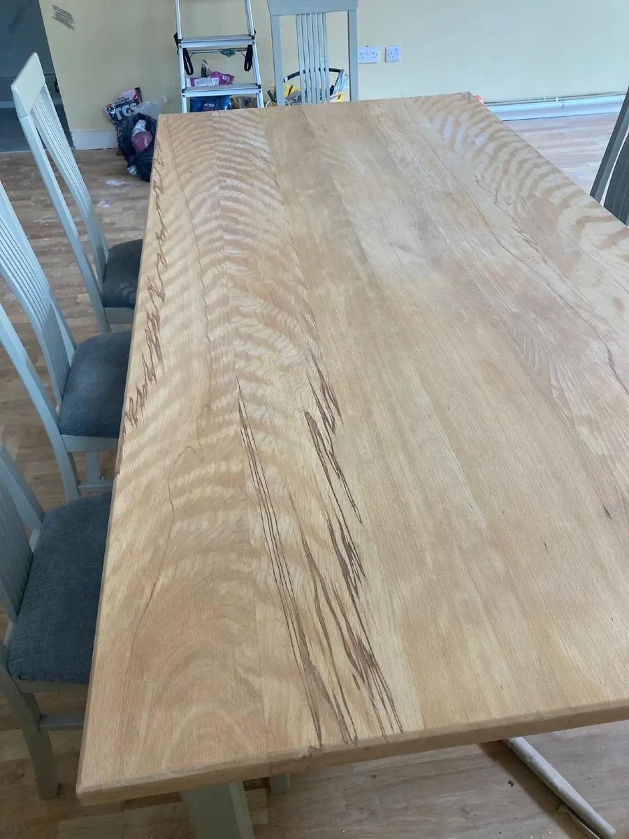 High Quality Solid Birch Bespoke Table for 8+ - Image 3