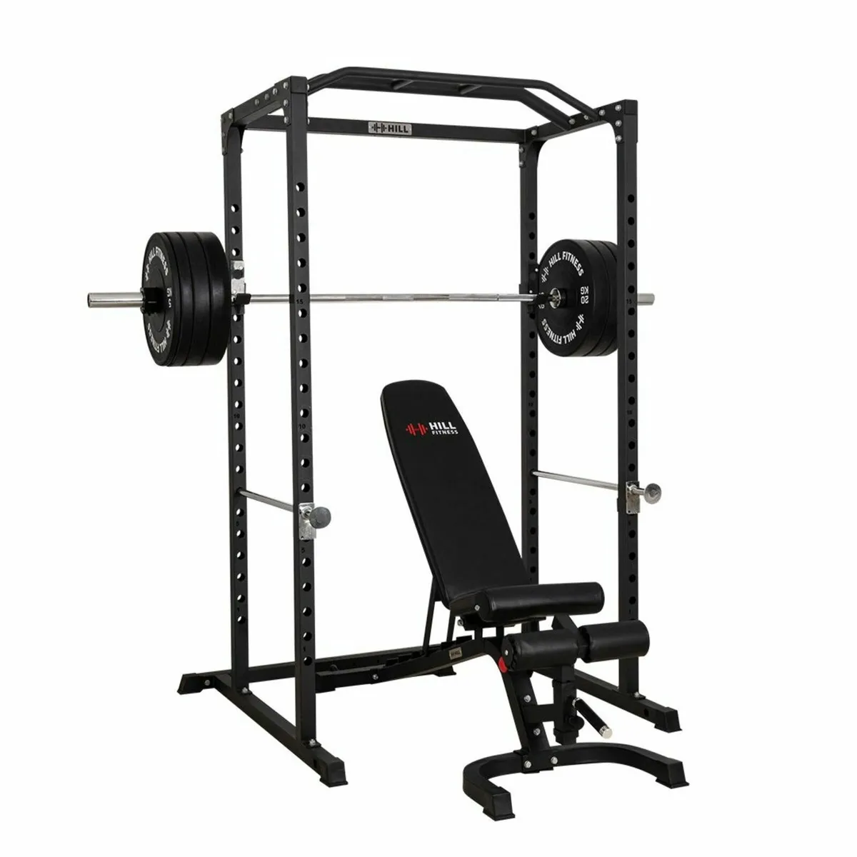 Gym Package - Weights Squat Rack Bench Olympic Bar - Image 1