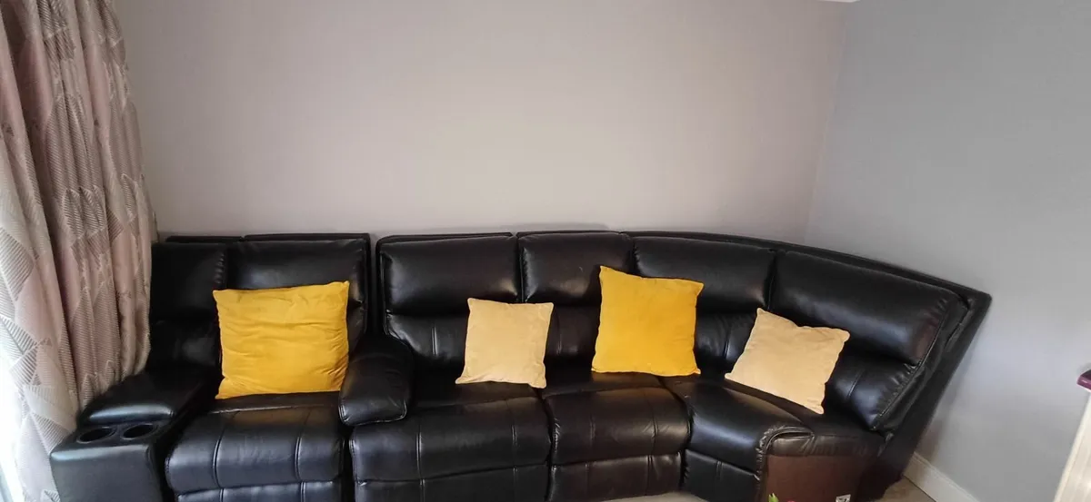 Leather Cornor Sofa - Image 1