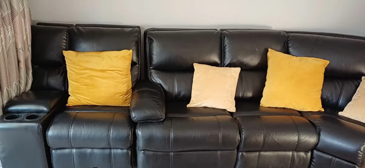 Leather Cornor Sofa - Image 3