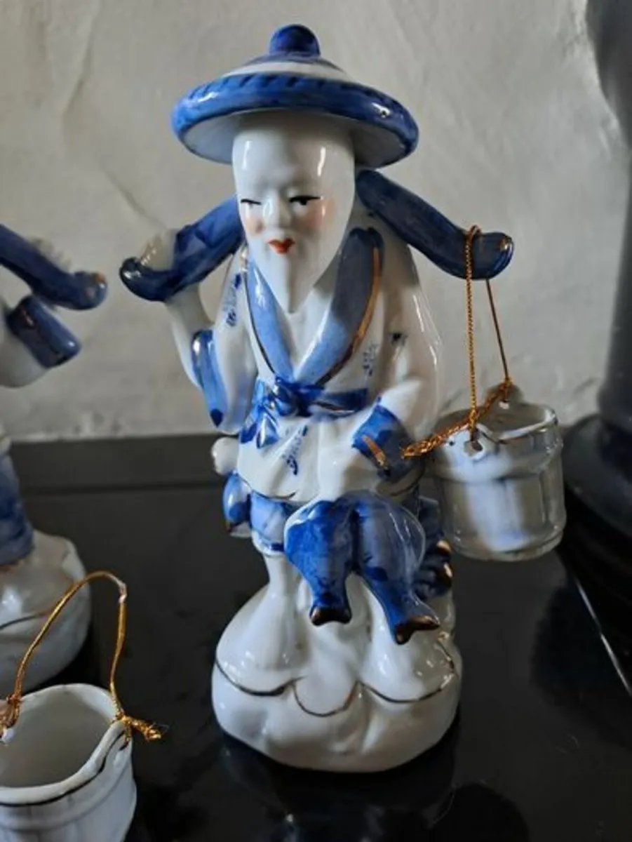 Japanese Fishermen figurines - Image 2