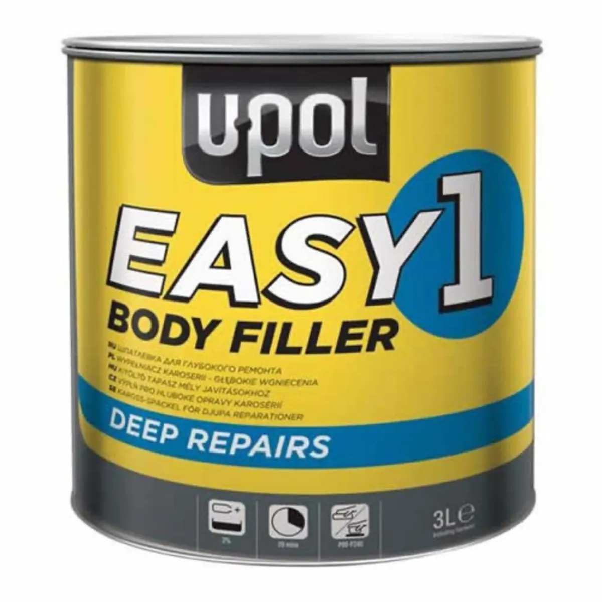 U-POL Easy 1 Body Filler 3L - Image 1