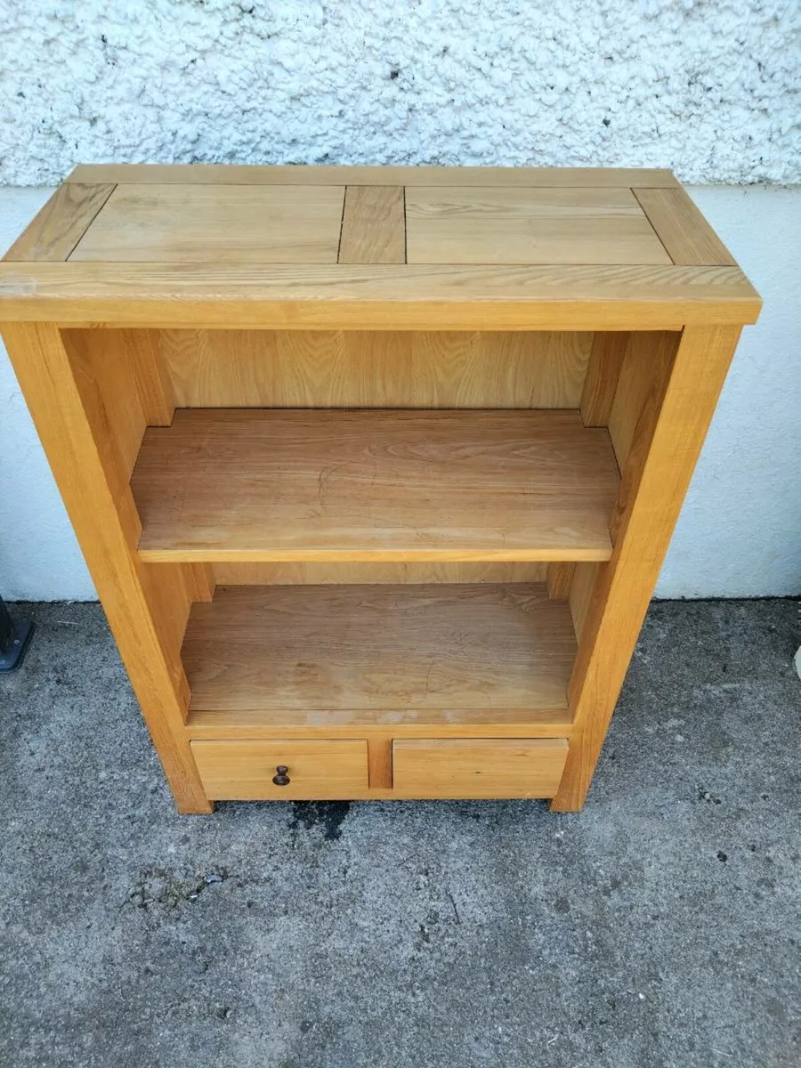 Solid Oak Bookshelf Unit - Image 2