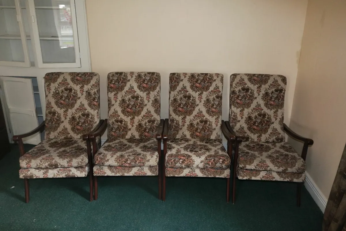 Vintage Fireside Chairs - Image 4