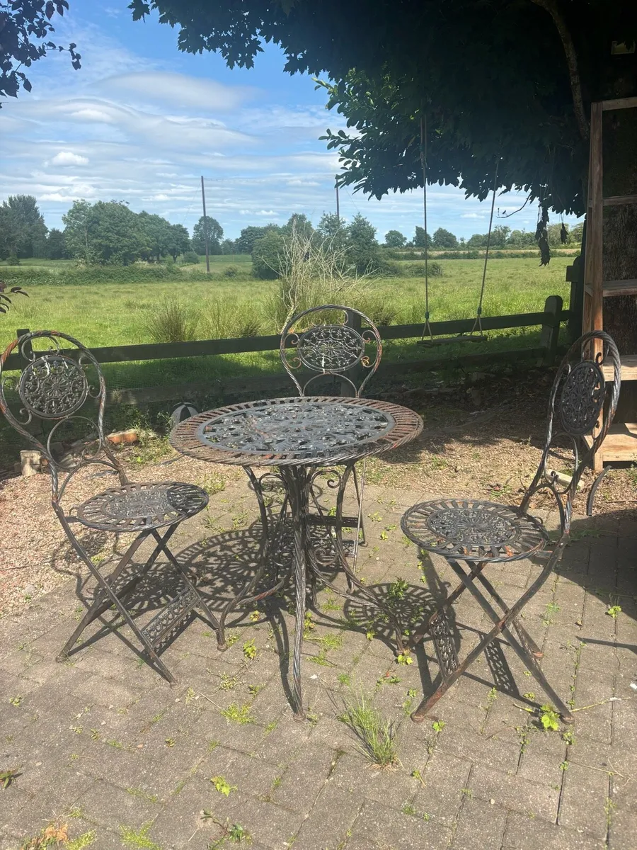 Garden Table and Chairs - Image 1