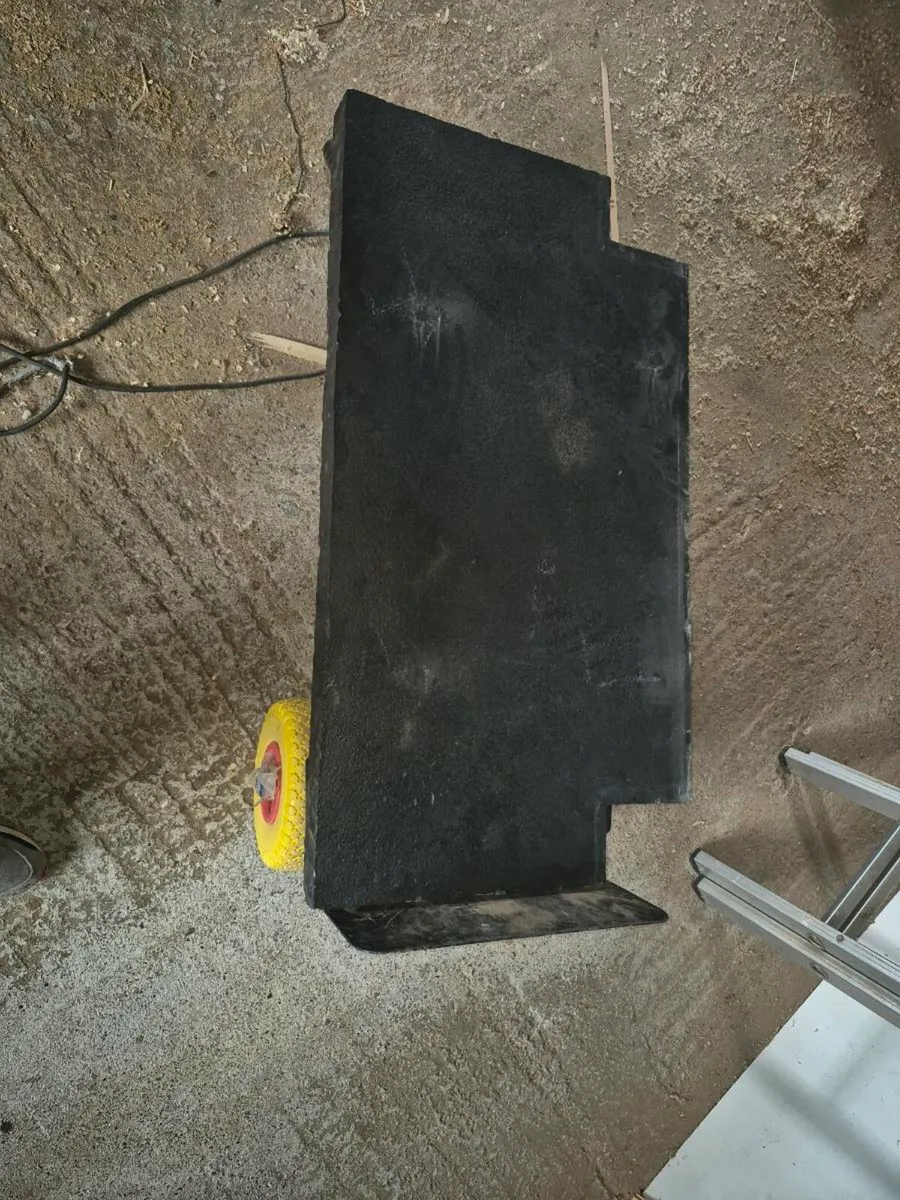 Black Stone hearth for fireplace. - Image 1