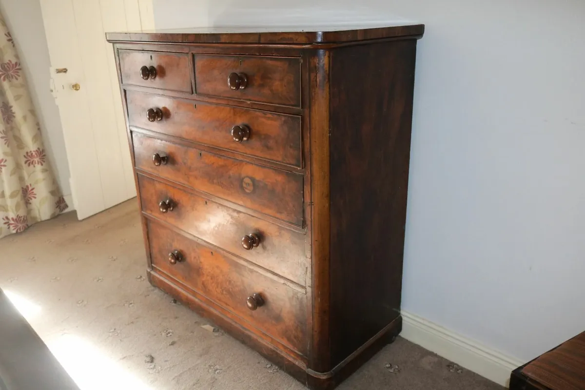 Victorian 2 over 4  Large Chest - Image 3