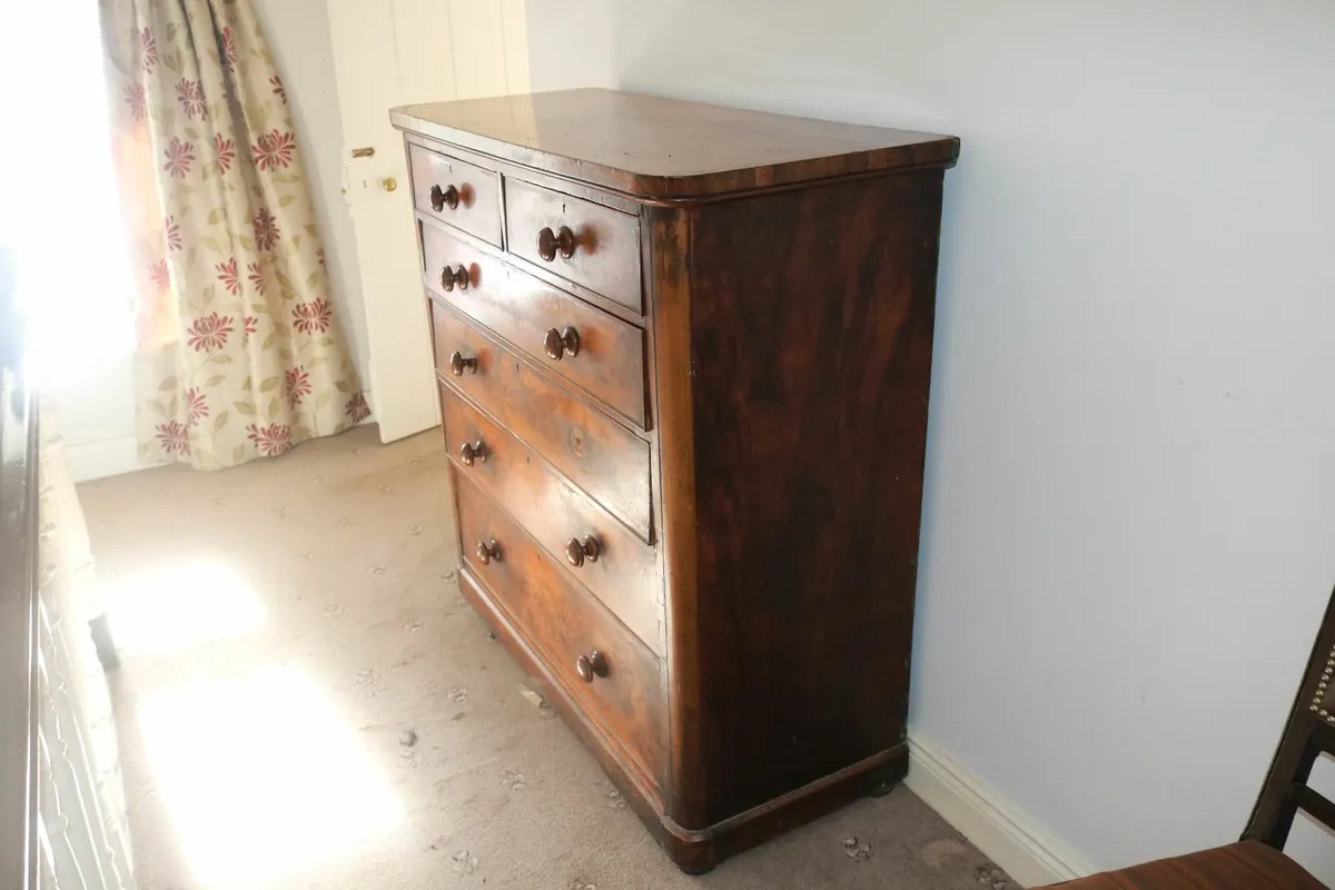 Victorian 2 over 4  Large Chest - Image 4