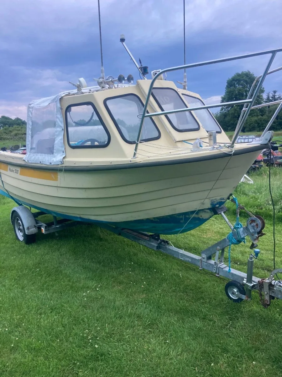 Alaska 500 boat and trailer - Image 1