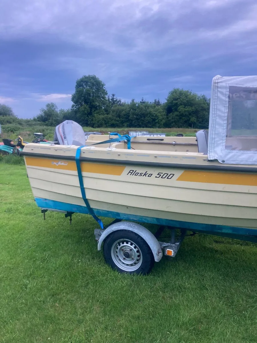 Alaska 500 boat and trailer - Image 2