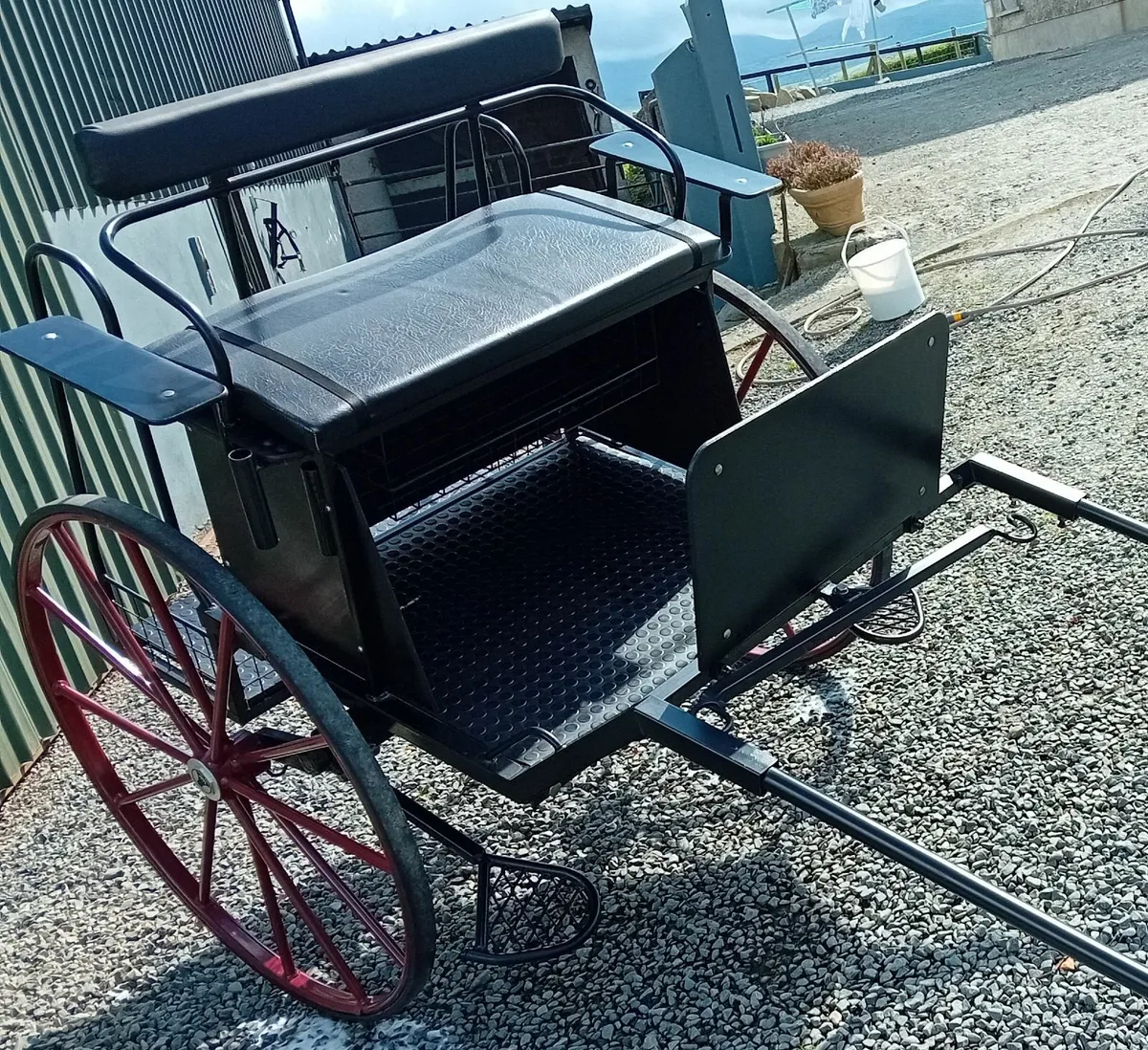 Two wheel horse carriage - Image 1