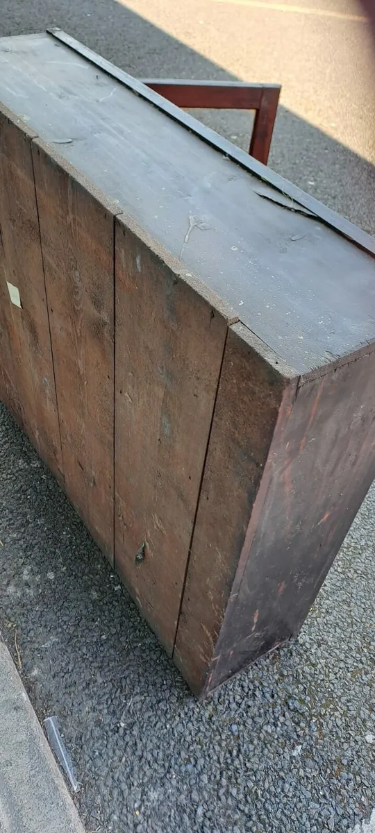 Vintage Antique Kitchen Dresser Cabinet - Image 2