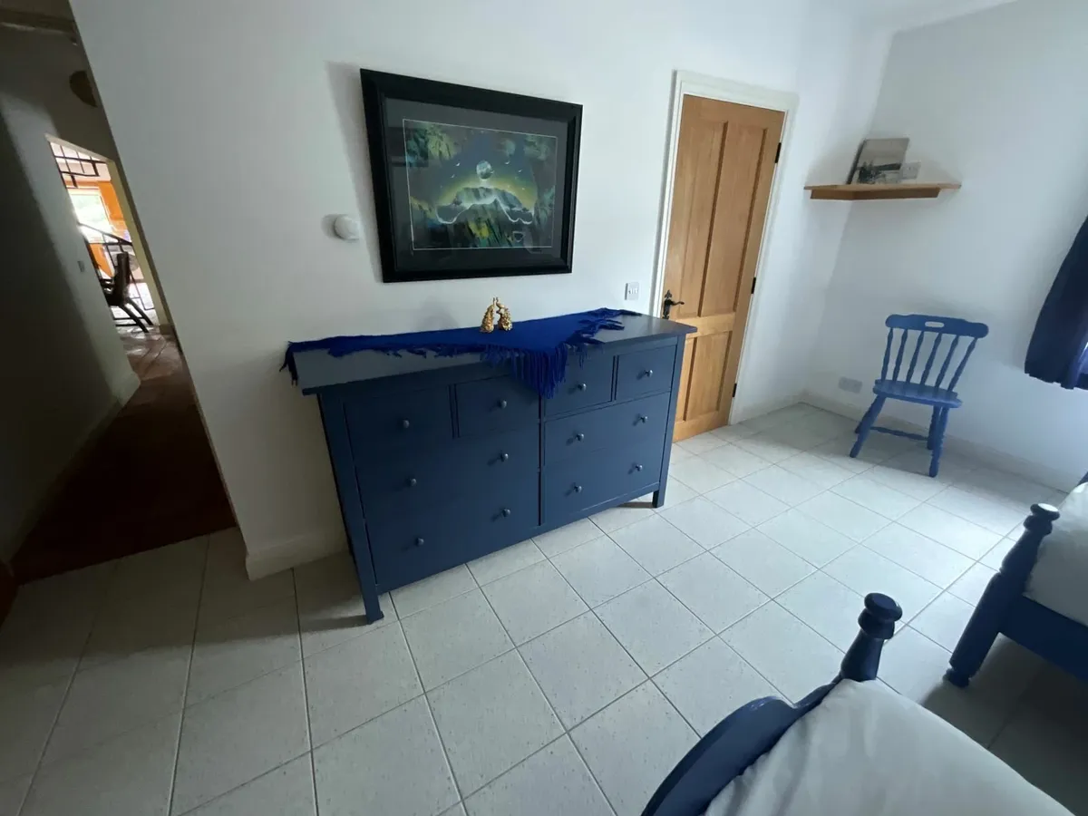 Blue sideboard