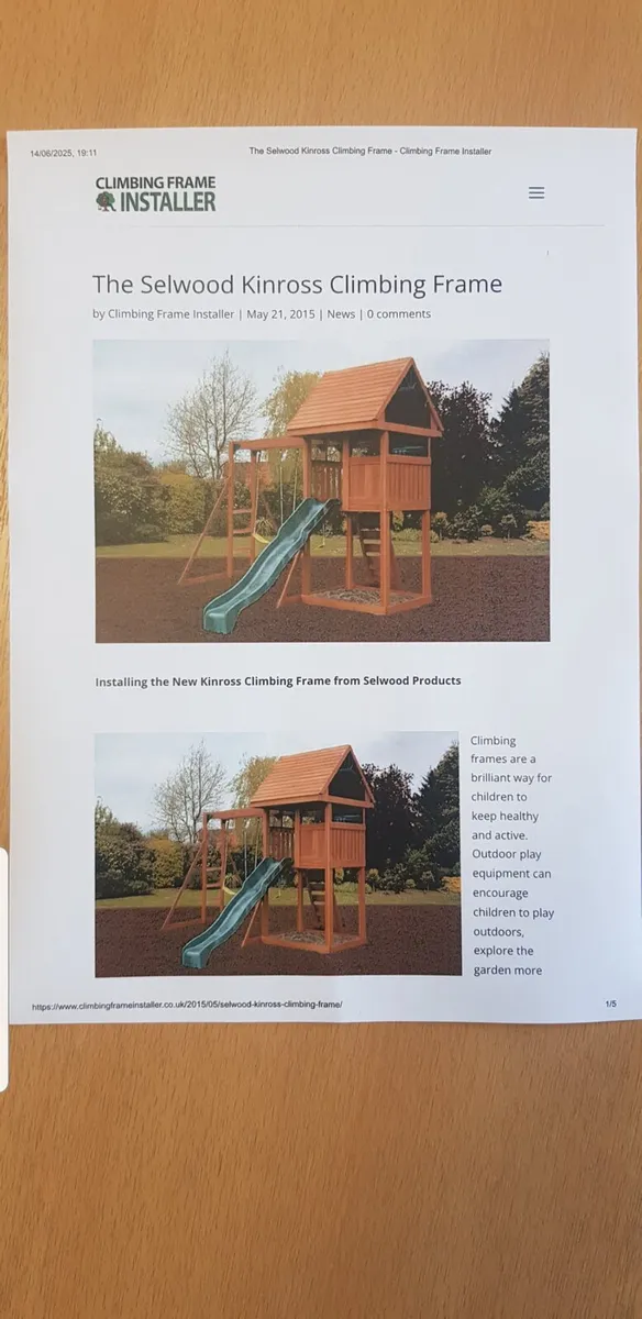 Kincross Climbing Frame - Image 2