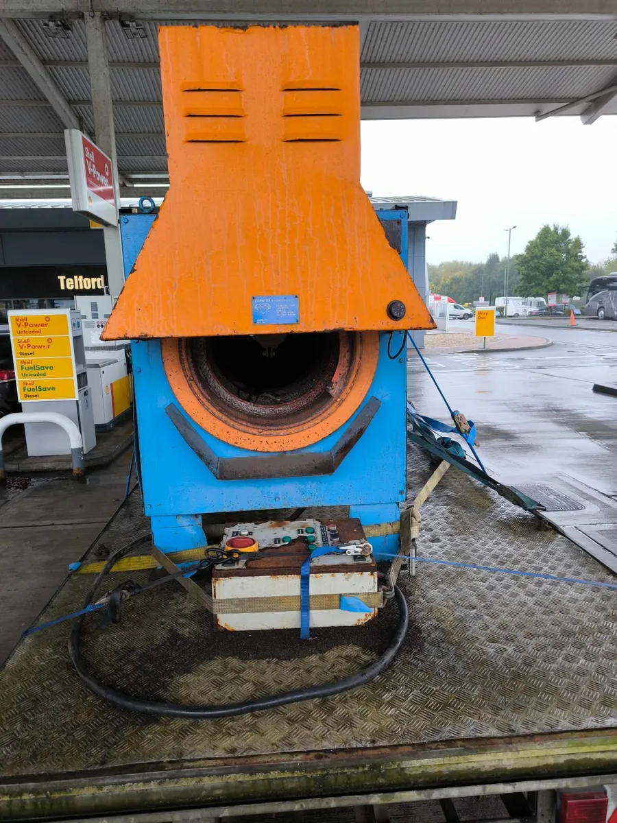 3 phase 15kw rotary air drying kiln sand, sawdust, - Image 4