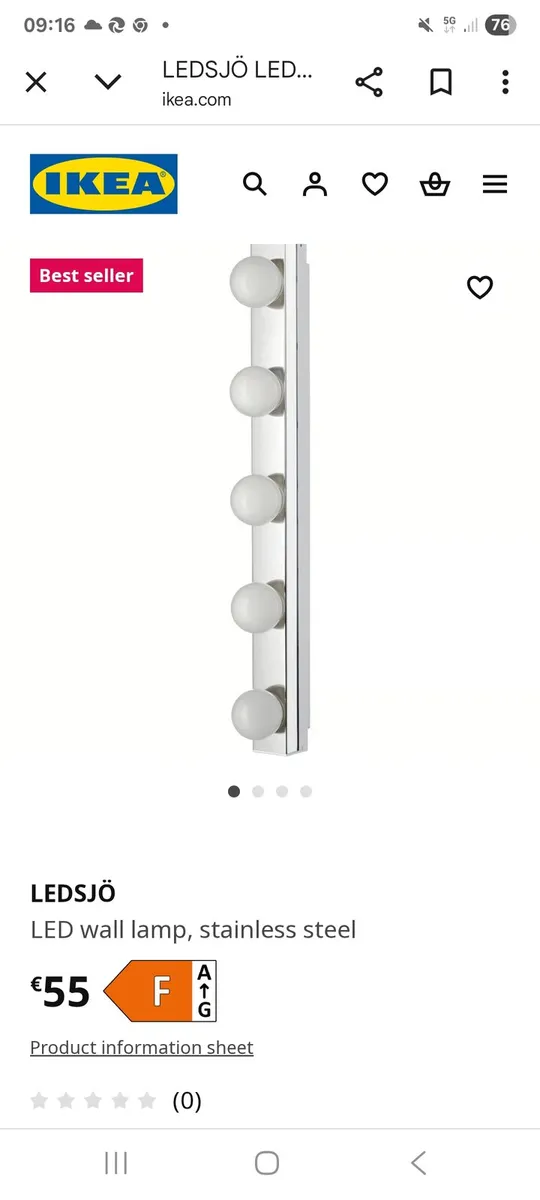 Ikea LEDSJÖ lights - Image 2
