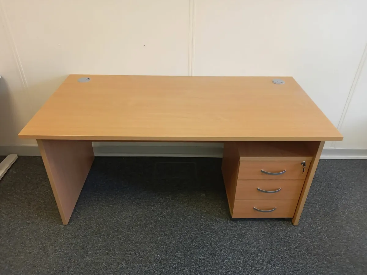Delivery - 2 x Office Desks with Drawer Units - Image 4