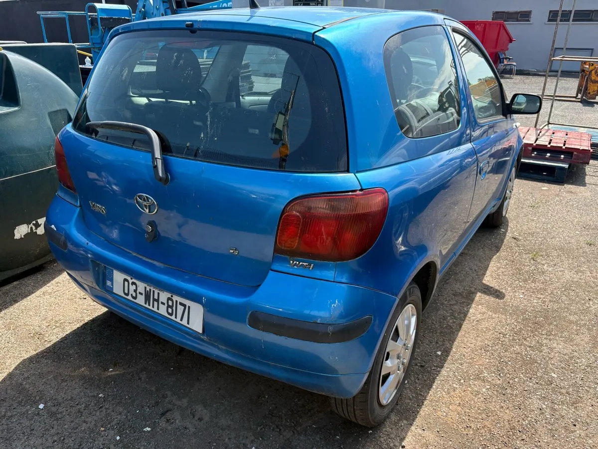 Yaris 2003 suit field car or scrap - Image 3