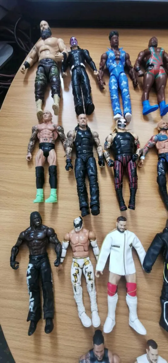 29 Mattell Wrestling action figures. Bundle. - Image 2