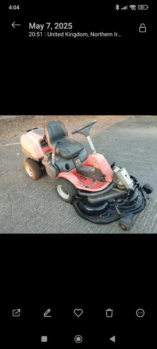 Ride on mowers different price size condition - Image 1