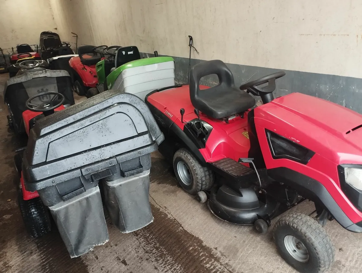 Ride on mowers different price size condition - Image 2