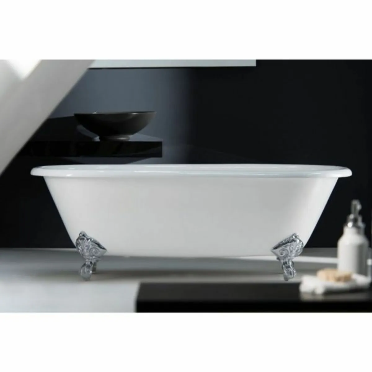 Moulin Double Ended Roll Top Cast Iron Bath - Image 1