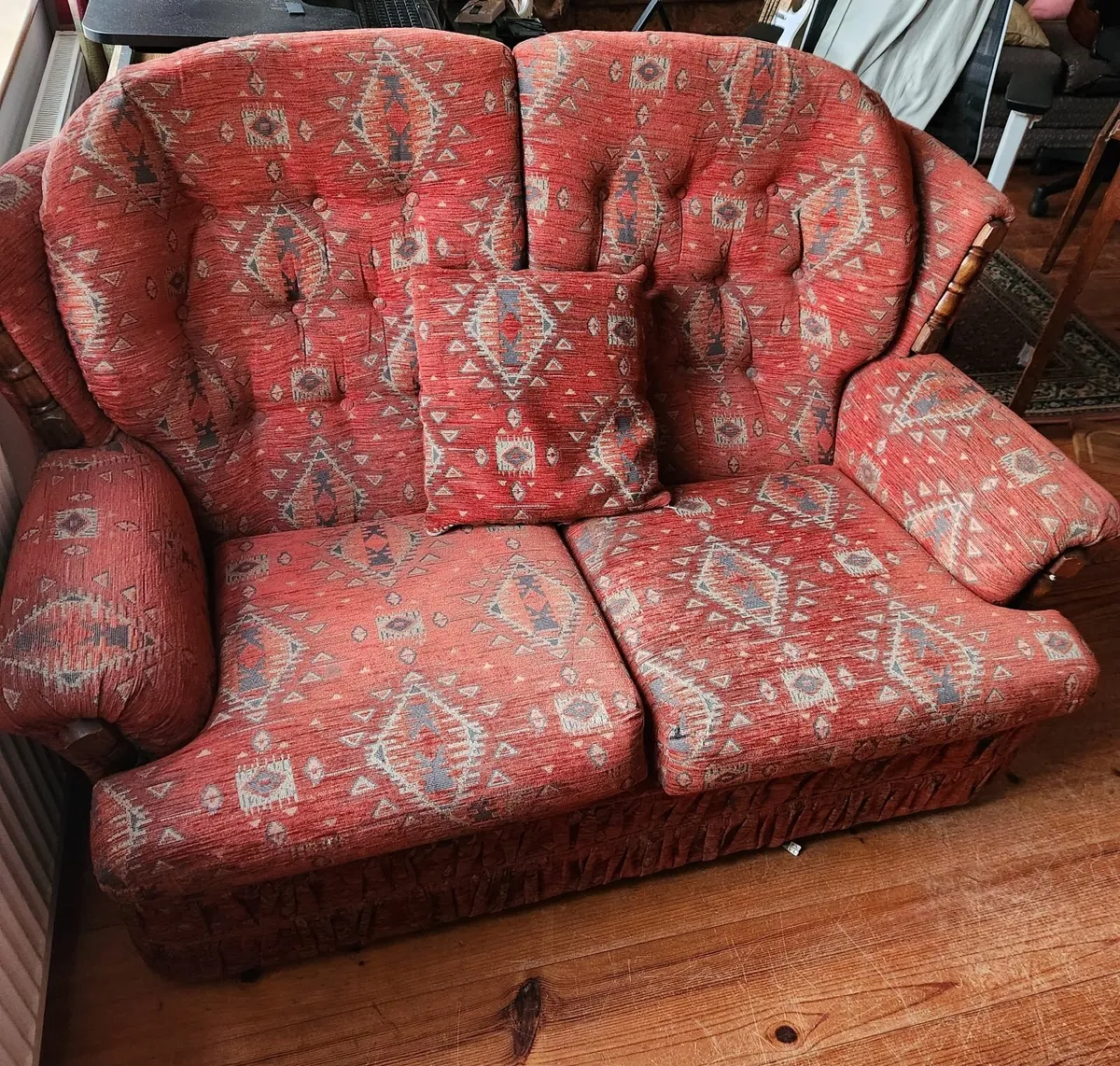 3 Piece Couch Set and Foot Rest - Image 3