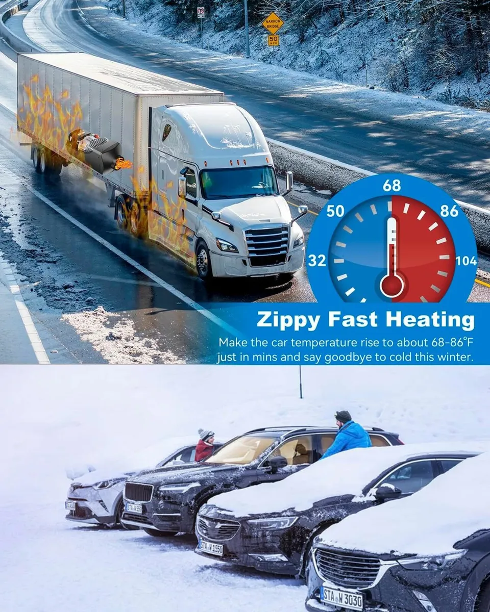 12V 8KW Diesel Heater,LCD, Remote,Bluetooth - Image 4