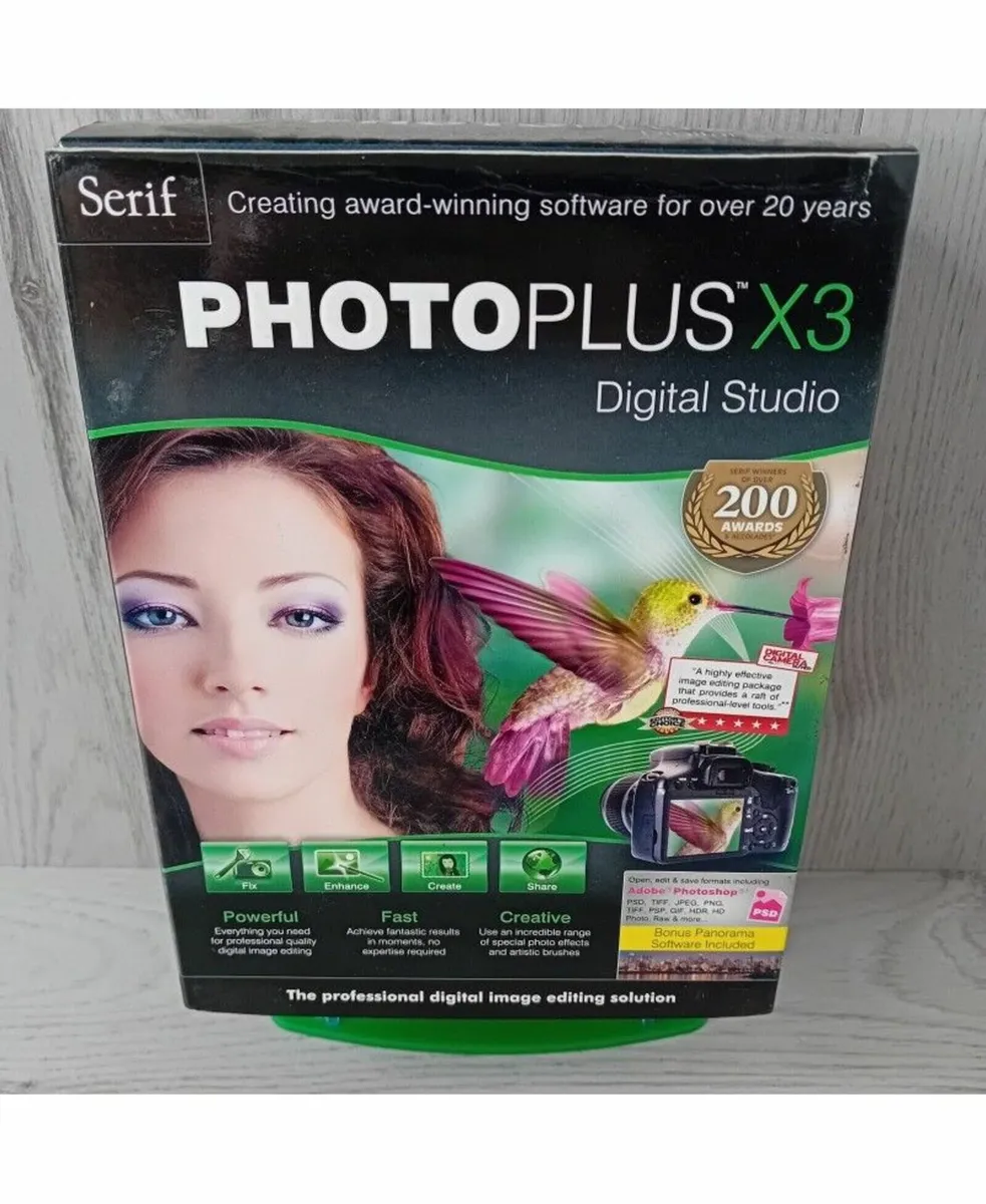 SERIF PHOTOPLUS X3 DIGITAL STUDIO SOFTWARE - NEW