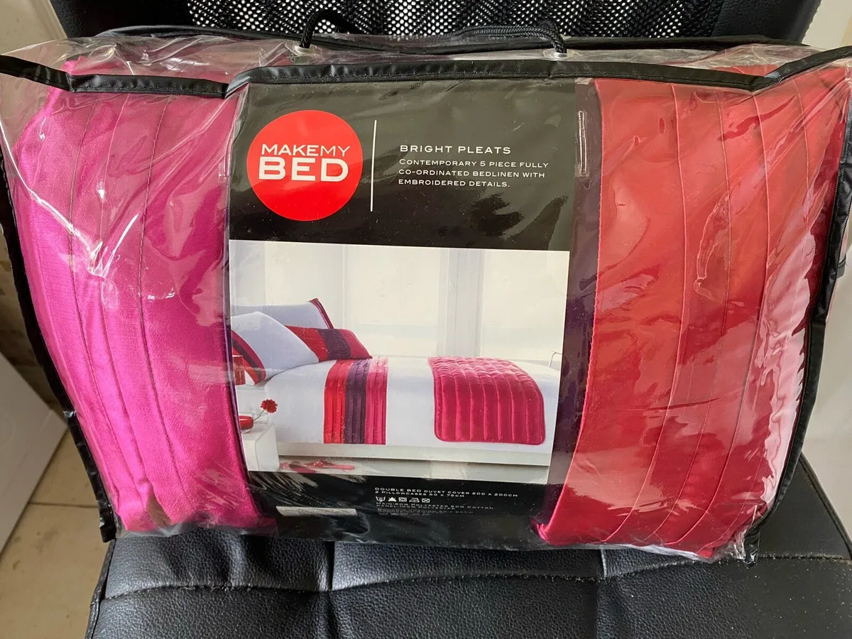 NEW SEALED Bed in a bag Set Double Size - Image 4