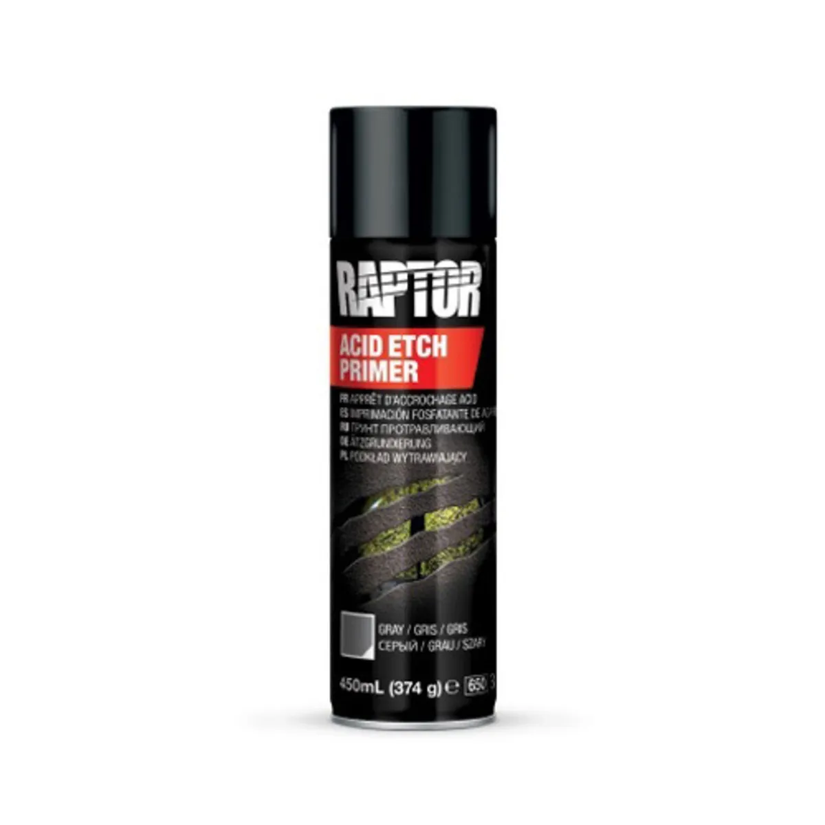 U-POL RAPTOR Acid Etch Primer 450ml - Image 1