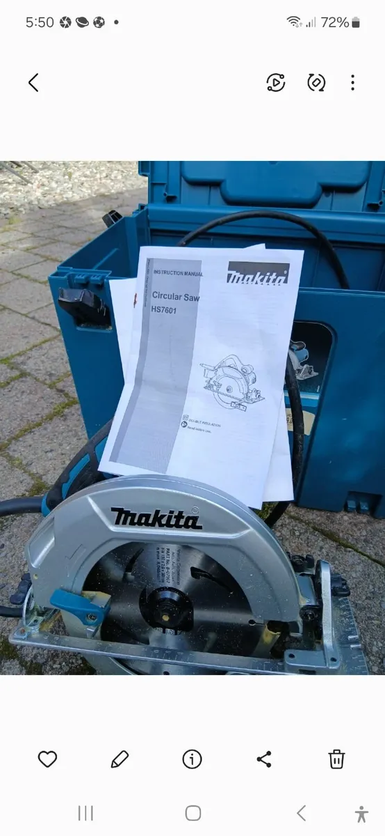 Electric makita circular saw - Image 1